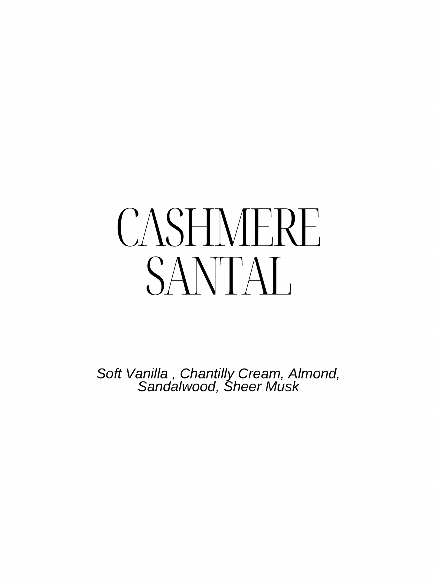 Cashmere Santal